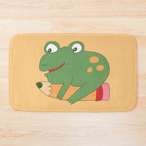 Item preview, Bean The Frog Riding Pencil designed and sold by yellowflowerhut.