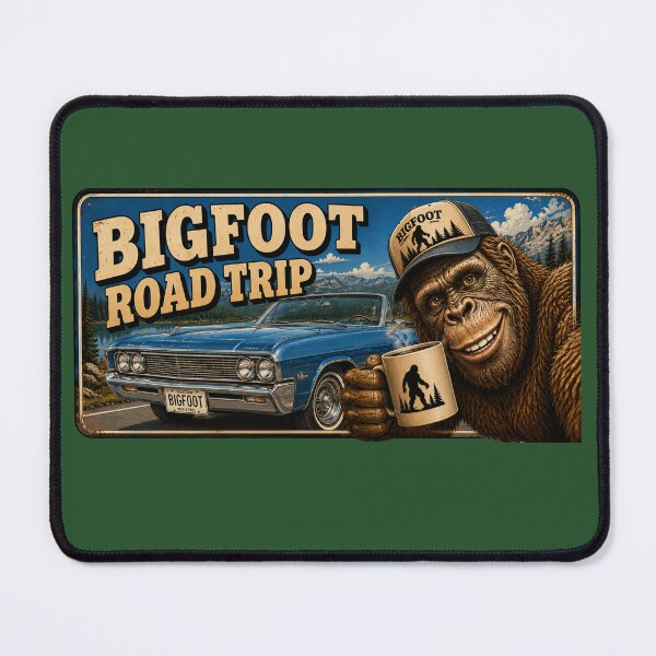 Artikelvorschau, Bigfoot-Roadtrip entworfen und verkauft von Britishdelights.