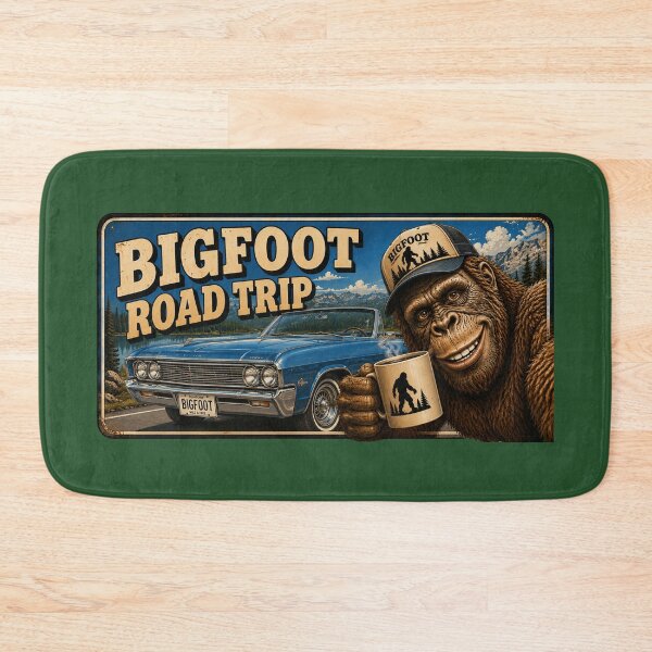 Item preview, Bigfoot road trip designed and sold by BigfeetLittlepaws.