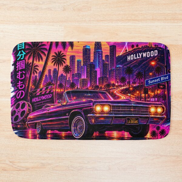 Item preview, Los Angeles Nights Retro Drive designed and sold by Houldi.