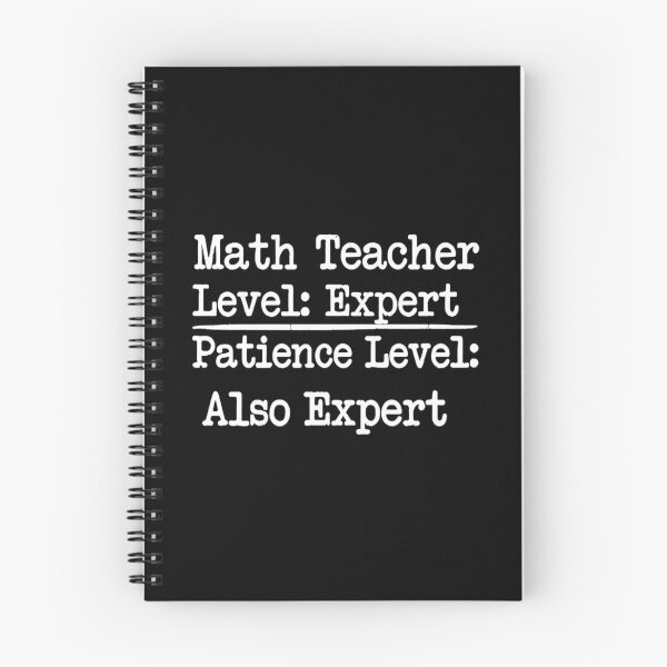 Item preview, Math Teacher Level: Expert. Patience Level: Also Expert,Teacher gift designed and sold by CloudyPress.