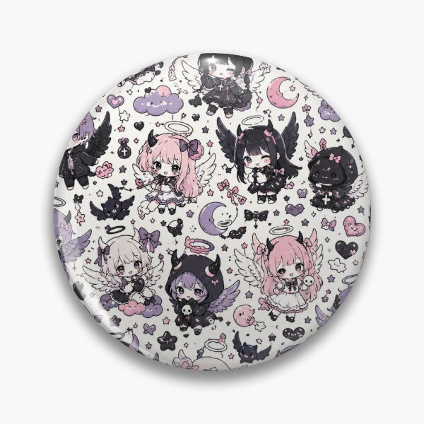 Item preview, Cute Dark Angel Doodle Pattern designed and sold by i-corp.