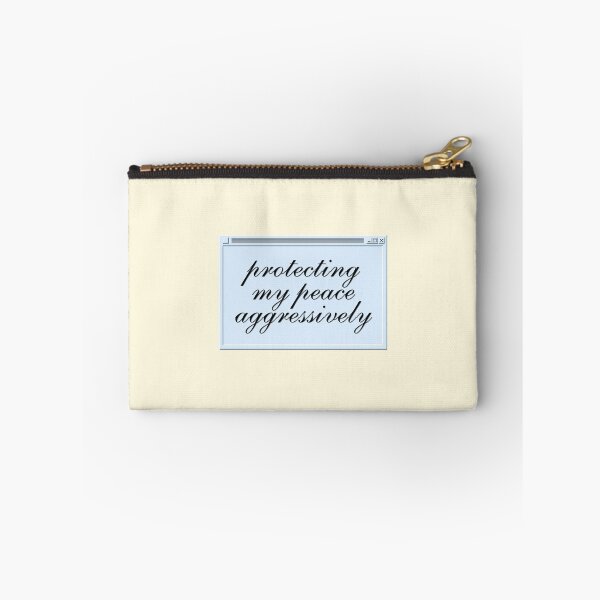Item preview, Protecting My Peace Aggressively Funny Self Care designed and sold by jianina-alondra.