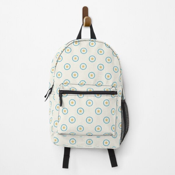 Item preview, Vintage Circus Gold Star & Pastel Blue Scalloped designed and sold by Love Pantone .