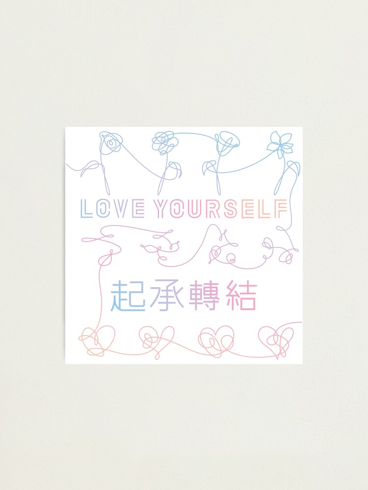 Sie Konnen Dieses Design In Weiss Erhalten Www Redbubble Com People Starkidkt Works Bts Love Yourself Albums Connected White Asc U Und In Schwarz Fotodruck Von Starkidkt Redbubble