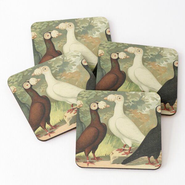 Item preview, Fancy Pigeons Vintage Illustration designed and sold by Asutip.