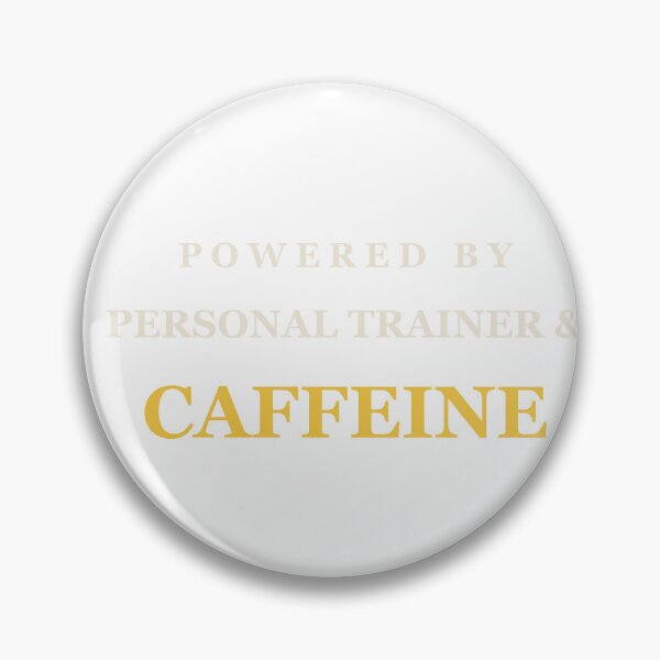 Artikelvorschau, Unterstützt von Personal Trainer & Koffein - Personal Trainer entworfen und verkauft von RetroThreadWorks.