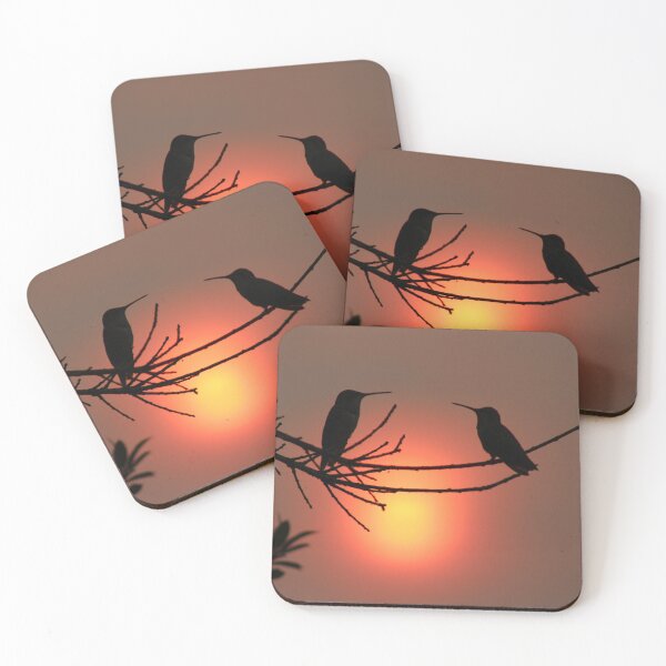 Item preview, Colibríes al atardecer designed and sold by MaryAnnEnsz.