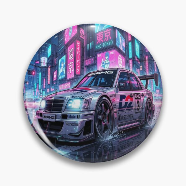 Item preview, C-Class AMG DTM | Cyberpunk & Anime Illustration. designed and sold by JMAVILA ART.