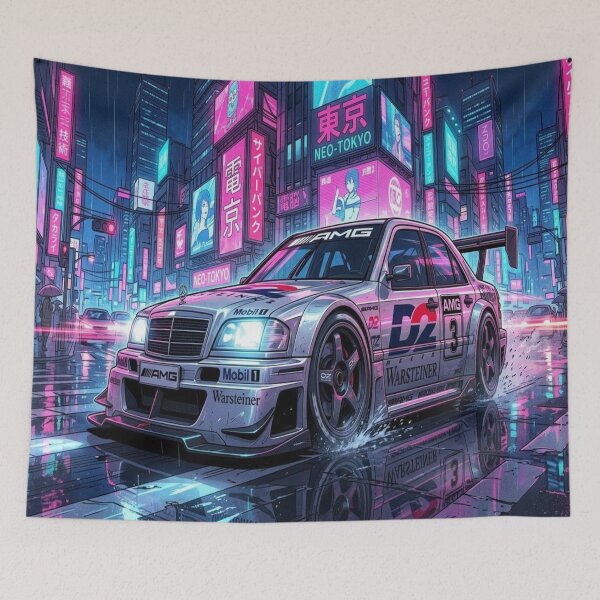 Item preview, C-Class AMG DTM | Cyberpunk & Anime Illustration. designed and sold by JMAVILA ART.