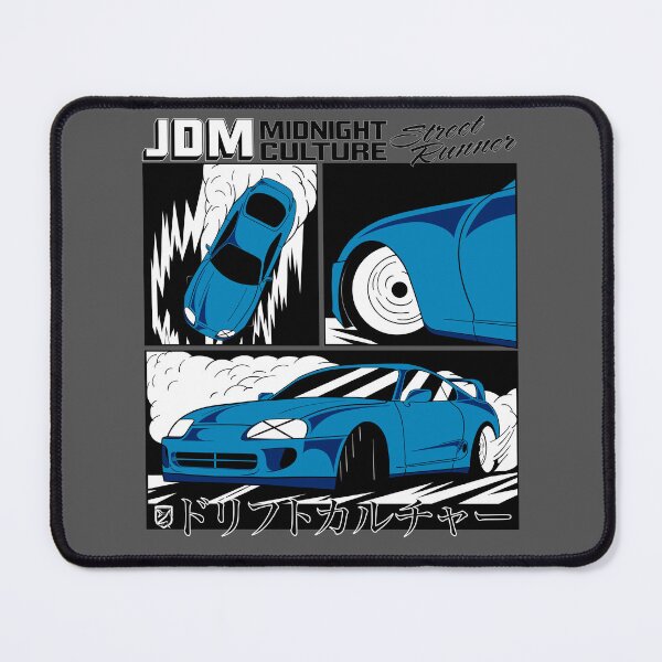 Item preview, Mk4 Supra Drifting Comic Book Spread (Blue) designed and sold by Demetros Design Studio.