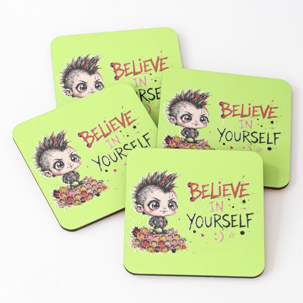 Item preview, Believe in Yourself Punk Character Illustration designed and sold by puzzell.