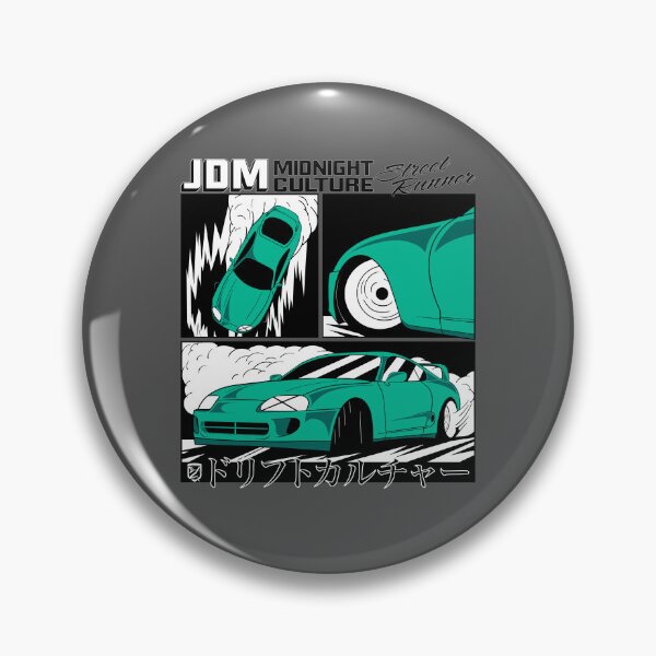 Item preview, Mk4 Supra Drifting Comic Book Spread (Green) designed and sold by Demetros Design Studio.
