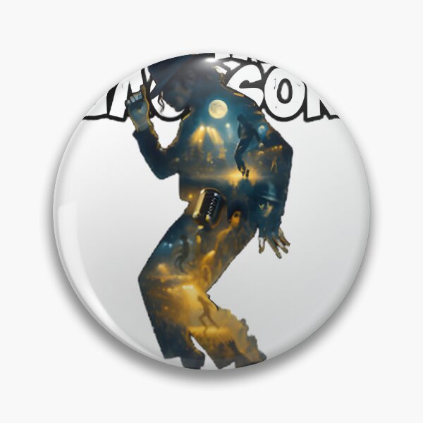Item preview, Vintage King Of Pop Retro 80S Music Legend Moonwalker Silhouette Art | ⭐⭐⭐⭐⭐ designed and sold by Arkade-mx.