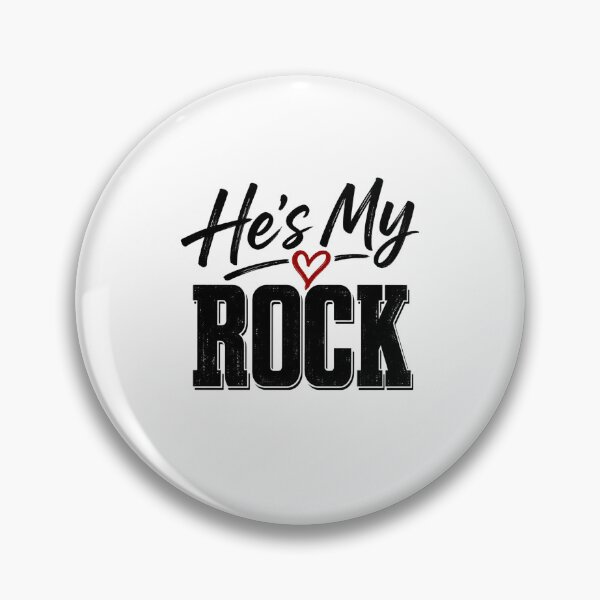 Item preview, He's My Rock designed and sold by My State Of Mind.