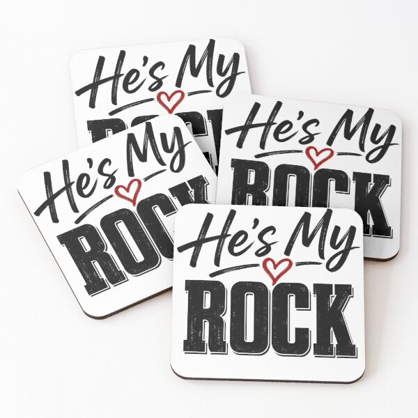 Item preview, He's My Rock designed and sold by My State Of Mind.