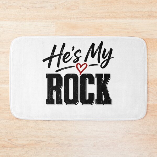 Item preview, He's My Rock designed and sold by My State Of Mind.