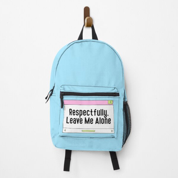 Item preview, Respectfully Leave Me Alone Introvert Quote designed and sold by jianina-alondra.