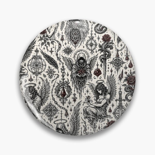 Item preview, Dark Angel Tattoo Doodle designed and sold by i-corp.