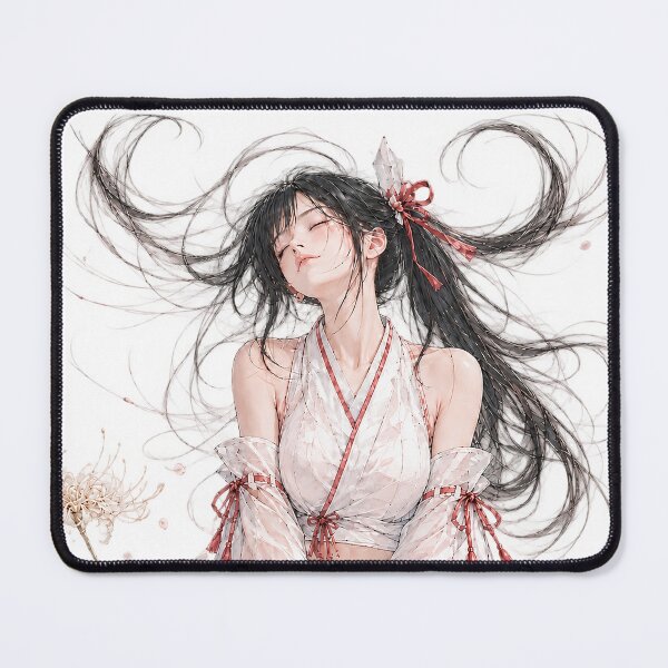 Item preview, Quiet Moment – Miko in Bloom designed and sold by Neo Edo Studio.