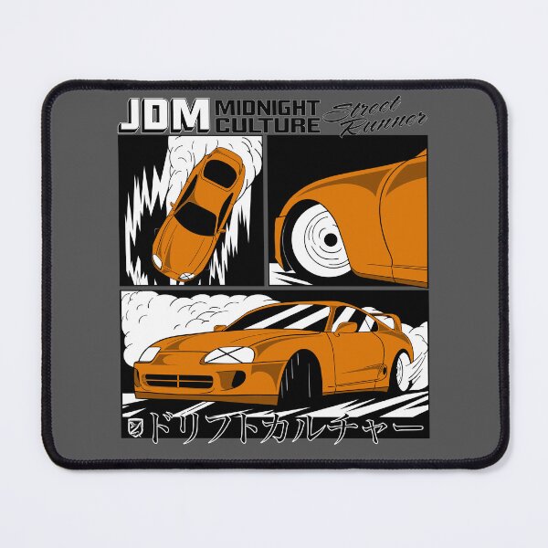 Item preview, Mk4 Supra Drifting Comic Book Spread (Orange) designed and sold by Demetros Design Studio.