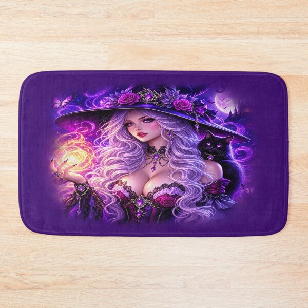 Item preview, Mystic Moon Witch – Enchantress of Arcane Night designed and sold by TroviTutto.