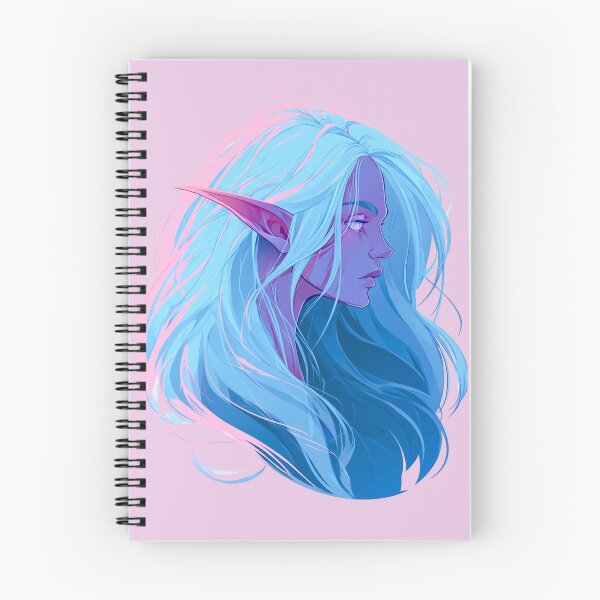 Item preview, Neon Frost Elf Portrait designed and sold by MythicMood.