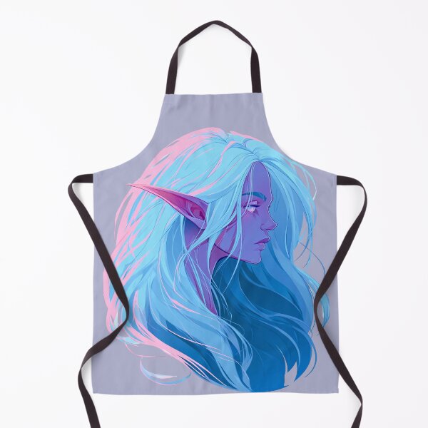 Item preview, Neon Frost Elf Portrait designed and sold by MythicMood.