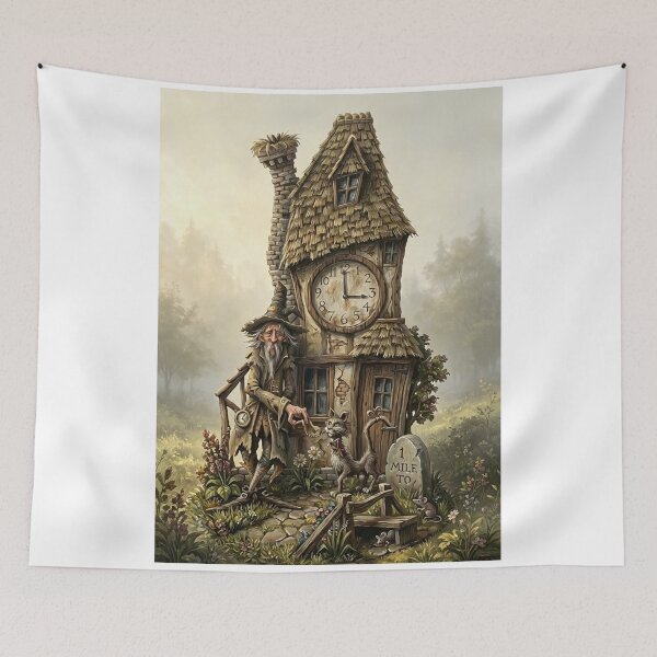 Item preview, There was a crooked man and he walked a crooked mile. He found a crooked sixpence against a crooked stile, designed and sold by Jonsmartdesigns.