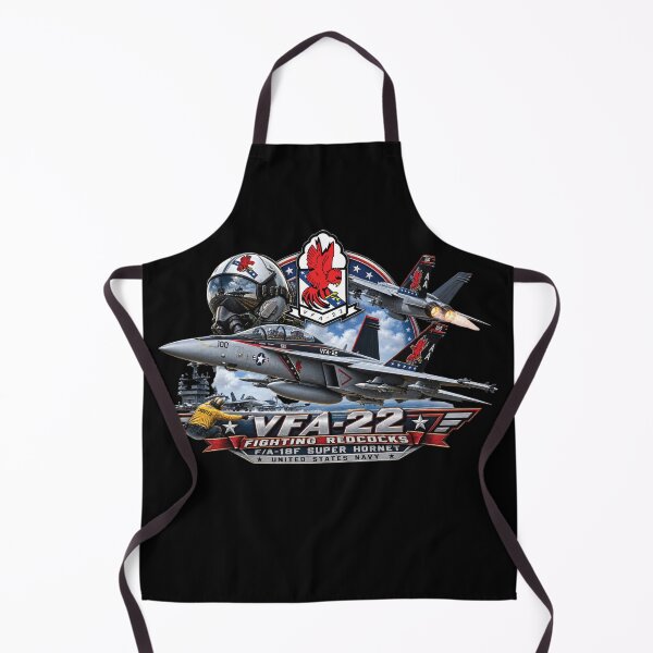 Item preview, Strike Fighter Squadron 22nd - AC - Fighting Redcocks - 3D - Enhanced designed and sold by Military Insignia Products.