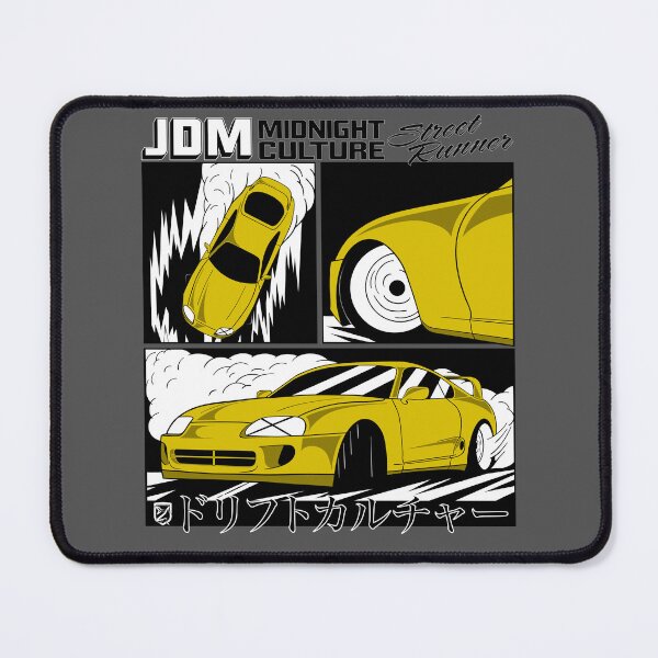 Item preview, Mk4 Supra Drifting Comic Book Spread (Yellow) designed and sold by Demetros Design Studio.