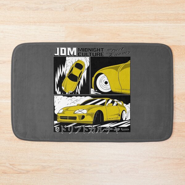 Item preview, Mk4 Supra Drifting Comic Book Spread (Yellow) designed and sold by Demetros Design Studio.