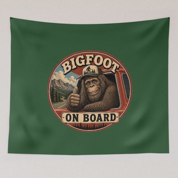 Artikelvorschau, Bigfoot an Bord entworfen und verkauft von BritishDelights.