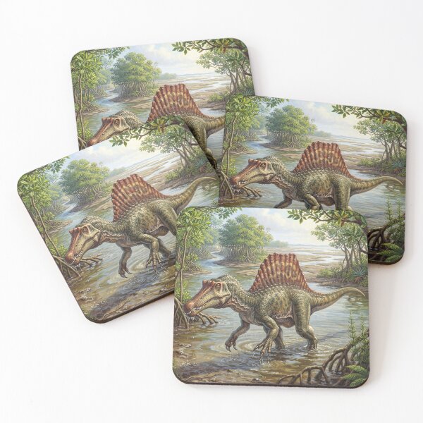 Item preview, Realistic Spinosaurus Paleoart, Cretaceous Dinosaur Illustration I designed and sold by Yaremchuk.
