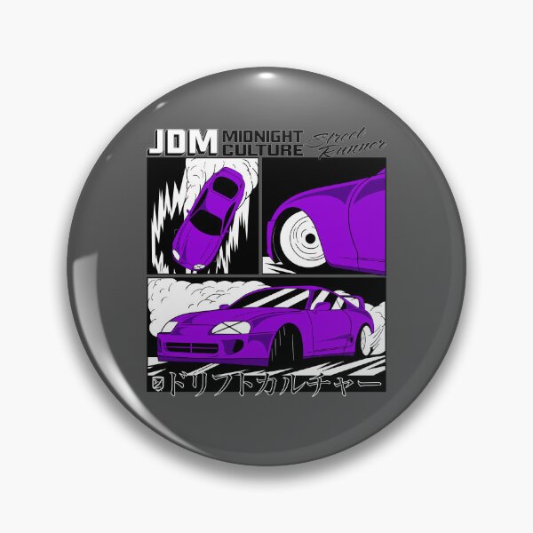 Item preview, Mk4 Supra Drifting Comic Book Spread (Purple) designed and sold by Demetros Design Studio.
