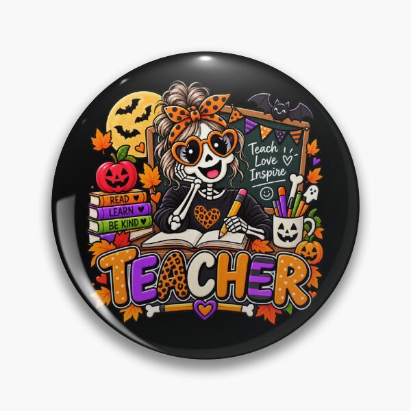 Item preview, Skeleton Teacher Halloween Gift Cute Classroom Style designed and sold by Corvoria.