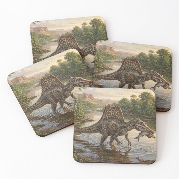 Item preview, Realistic Spinosaurus Paleoart, Cretaceous Dinosaur Illustration II designed and sold by Yaremchuk.