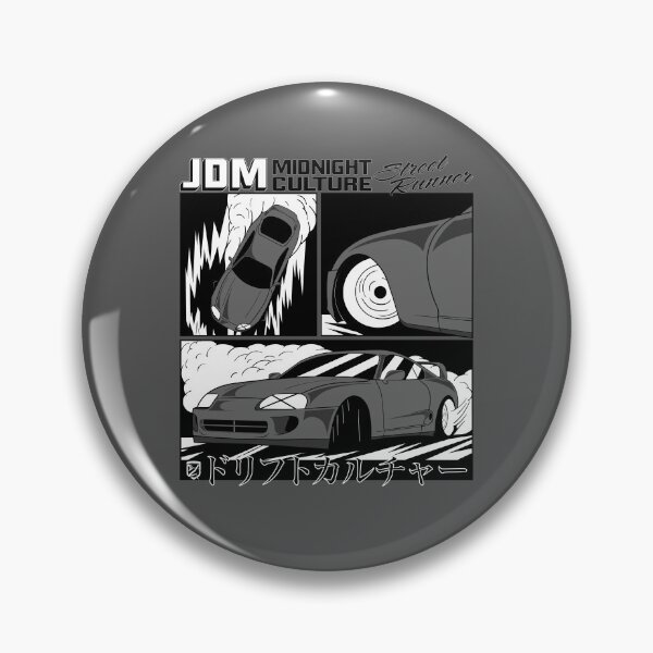 Item preview, Mk4 Supra Drifting Comic Book Spread (Dark Gray) designed and sold by Demetros Design Studio.