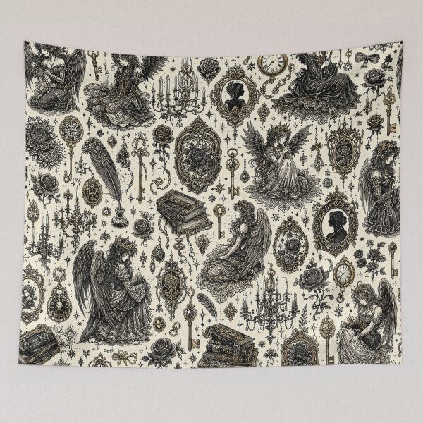 Item preview, Victorian Dark Angel Doodle designed and sold by i-corp.