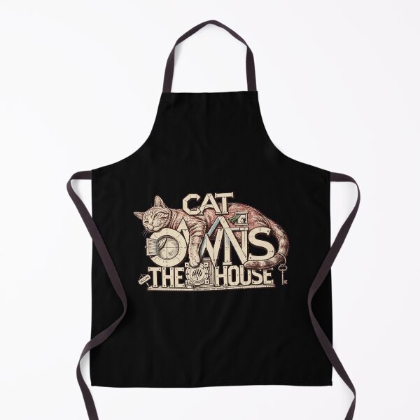 Item preview, Cat Owns the House Shirt, Funny Cat Lover T-Shirt, Cat Mom Gift, Cat Dad Gift, Feline Lover Apparel, Vintage Cat Design, Crazy Cat Lady Gift, Cat Owner Shirt, Kitty Graphic designed and sold by Typologystudios.
