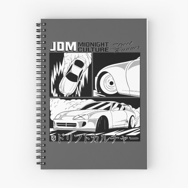 Item preview, Mk4 Supra Drifting Comic Book Spread (White) designed and sold by Demetros Design Studio.