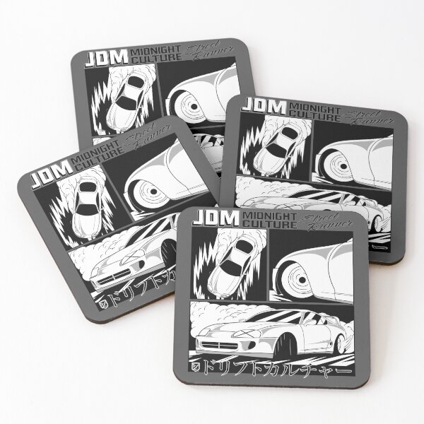 Item preview, Mk4 Supra Drifting Comic Book Spread (White) designed and sold by Demetros Design Studio.