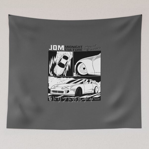 Item preview, Mk4 Supra Drifting Comic Book Spread (White) designed and sold by Demetros Design Studio.