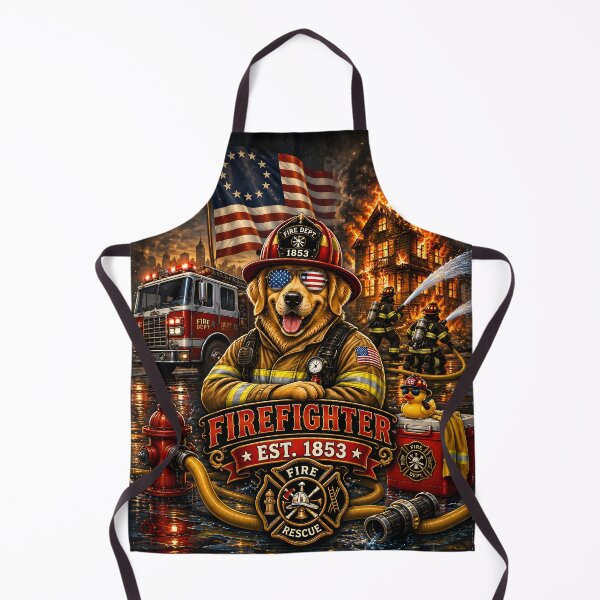 Item preview, Funny Firefighter Dog Est 1853 designed and sold by Omni Craft .