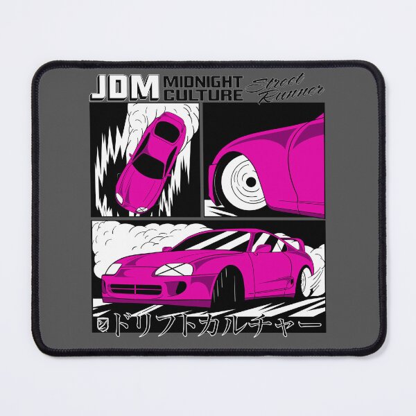 Item preview, Mk4 Supra Drifting Comic Book Spread (Pink) designed and sold by Demetros Design Studio.