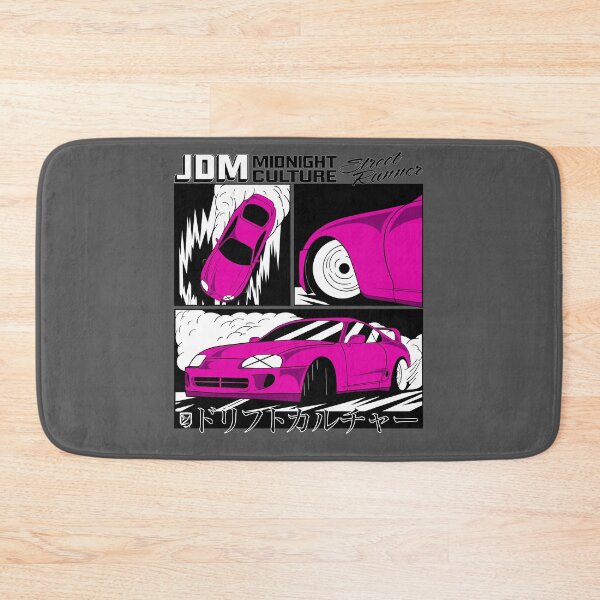 Item preview, Mk4 Supra Drifting Comic Book Spread (Pink) designed and sold by Demetros Design Studio.