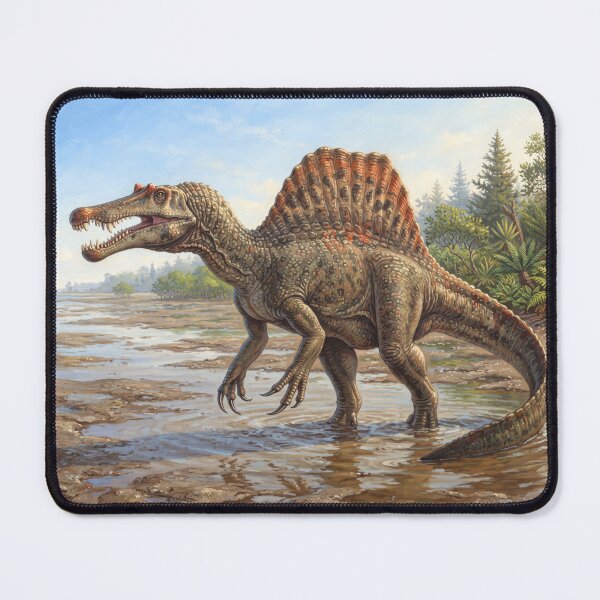 Item preview, Realistic Spinosaurus Paleoart, Cretaceous Dinosaur Illustration III designed and sold by Yaremchuk.