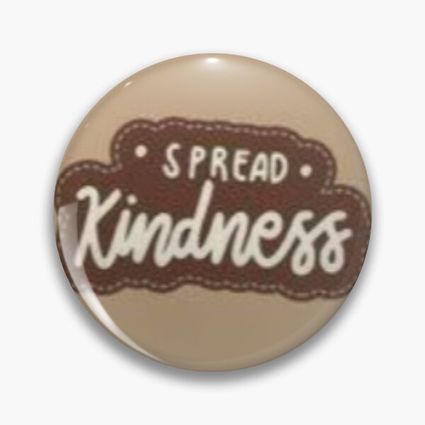 Item preview, Spread Kindness Warm Chocolate Brown Patch Sticker designed and sold by Scro-Ciob-Shop.