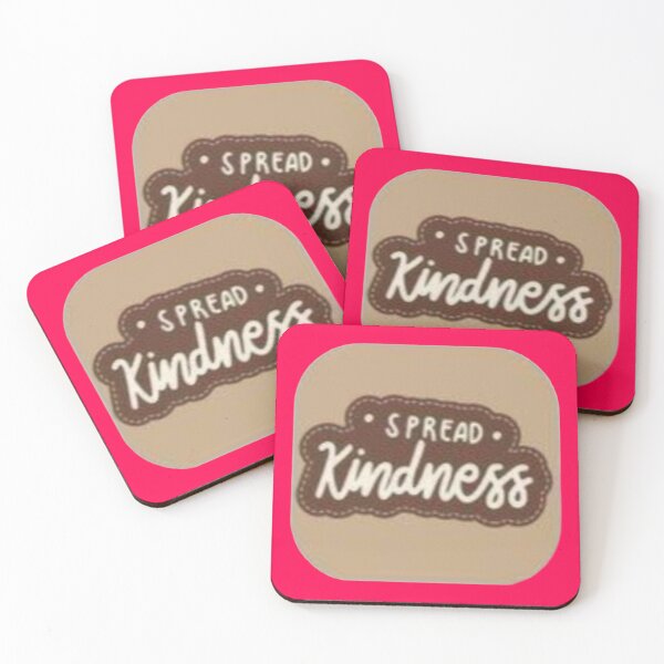 Item preview, Spread Kindness Warm Chocolate Brown Patch Sticker designed and sold by Scro-Ciob-Shop.