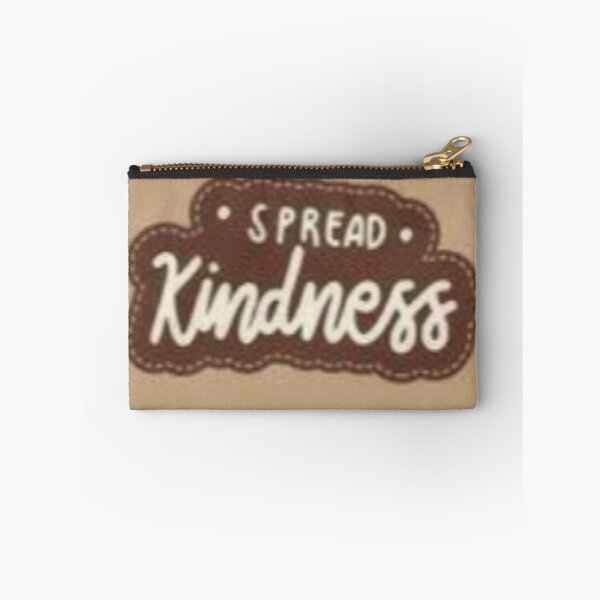 Item preview, Spread Kindness Warm Chocolate Brown Patch Sticker designed and sold by Scro-Ciob-Shop.